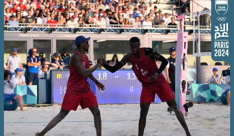 Qatars Beach Volleyball Team Secures Second Olympic Win Against Sweden